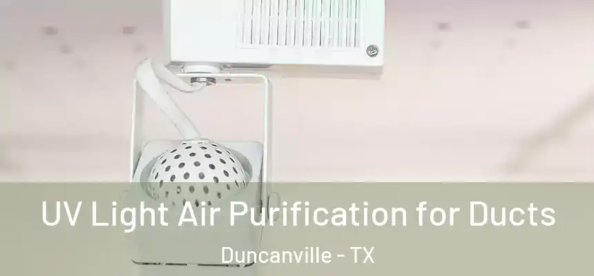 UV Light Air Purification for Ducts Duncanville - TX